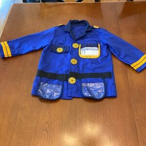 Kids Police Jacket fits like a small
